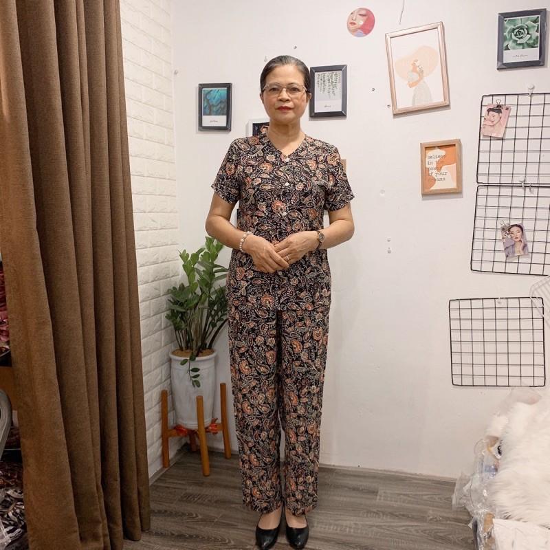 Bộ Lanh Trung Niên Quần Dài Áo Mở KhuyBộ Lanh Việt Thắng