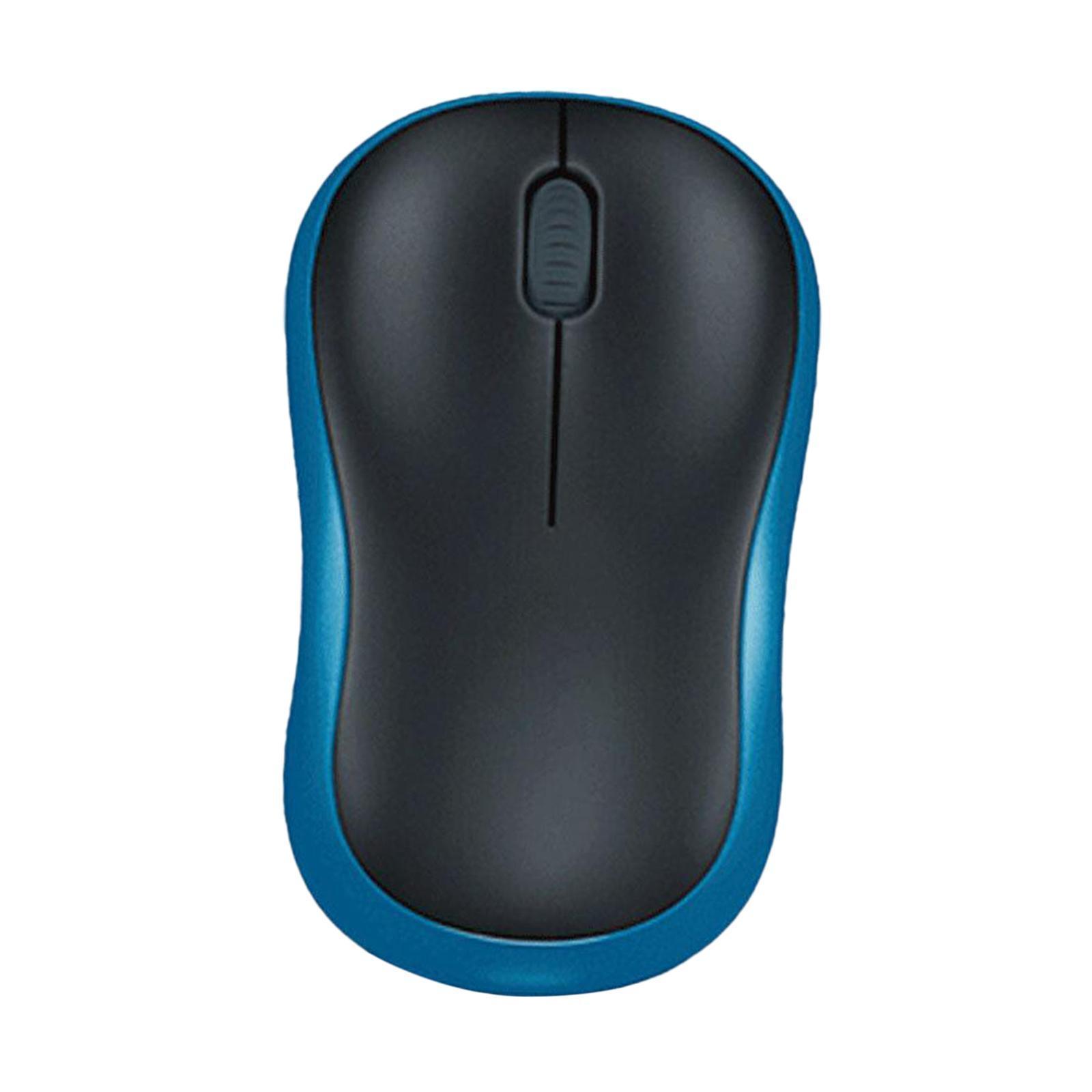 Slim Compact Wireless Mouse 1000dpi & USB Receiver for Laptops