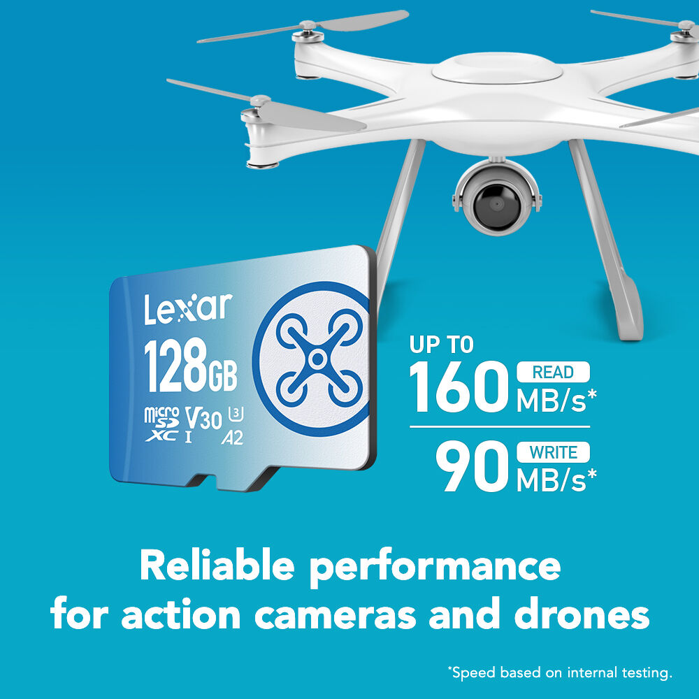 Thẻ nhớ Lexar FLY microSDXC 128GB UHS-I Card LMSFLYX128G-BNNNG - Hàng chính hãng