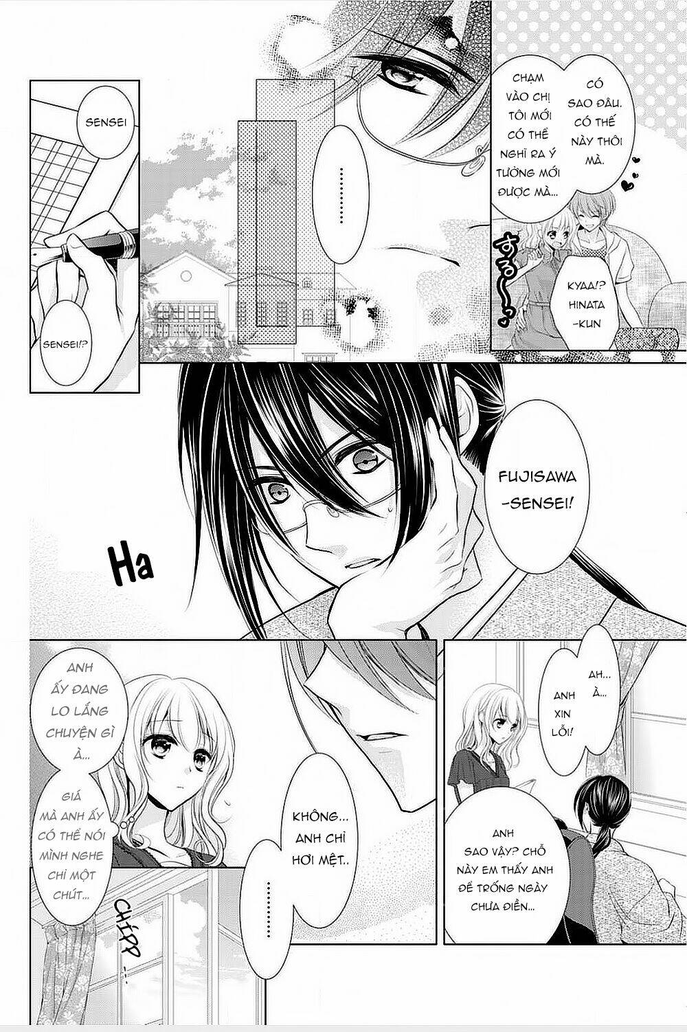 tiểu thuyết gia gợi cảm thì thầm bên tai cô gái nhỏ chapter 9 10