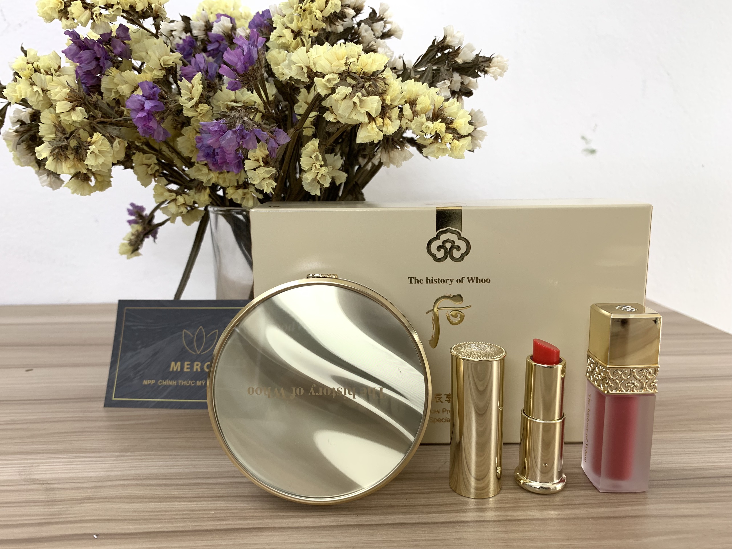 Bộ Phấn phủ dạng nén WHOO GJH Mi Luxury Pressed Powder 13g #1