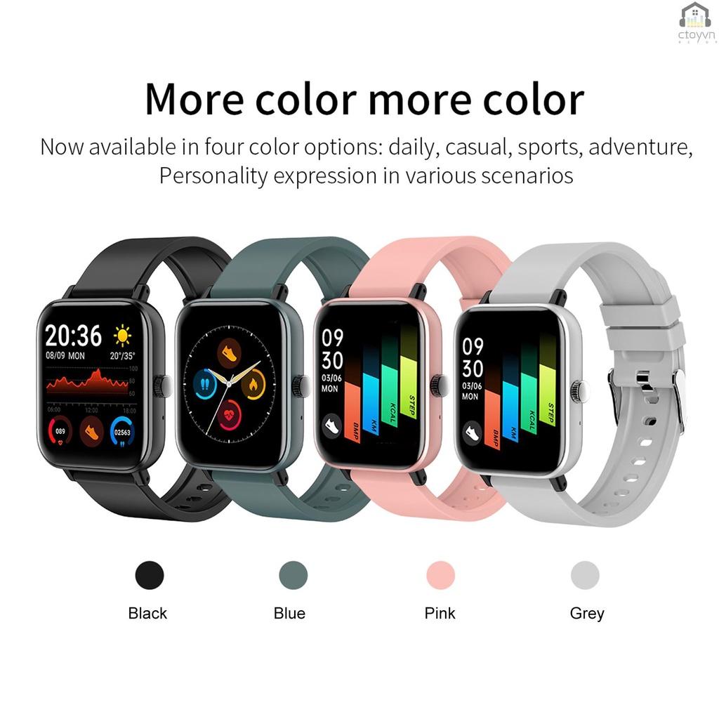 Đồng hồ thông minh H-10 màn hình màu 1.54in chống nước IP67 theo dõi nhịp tim chất lượng cao