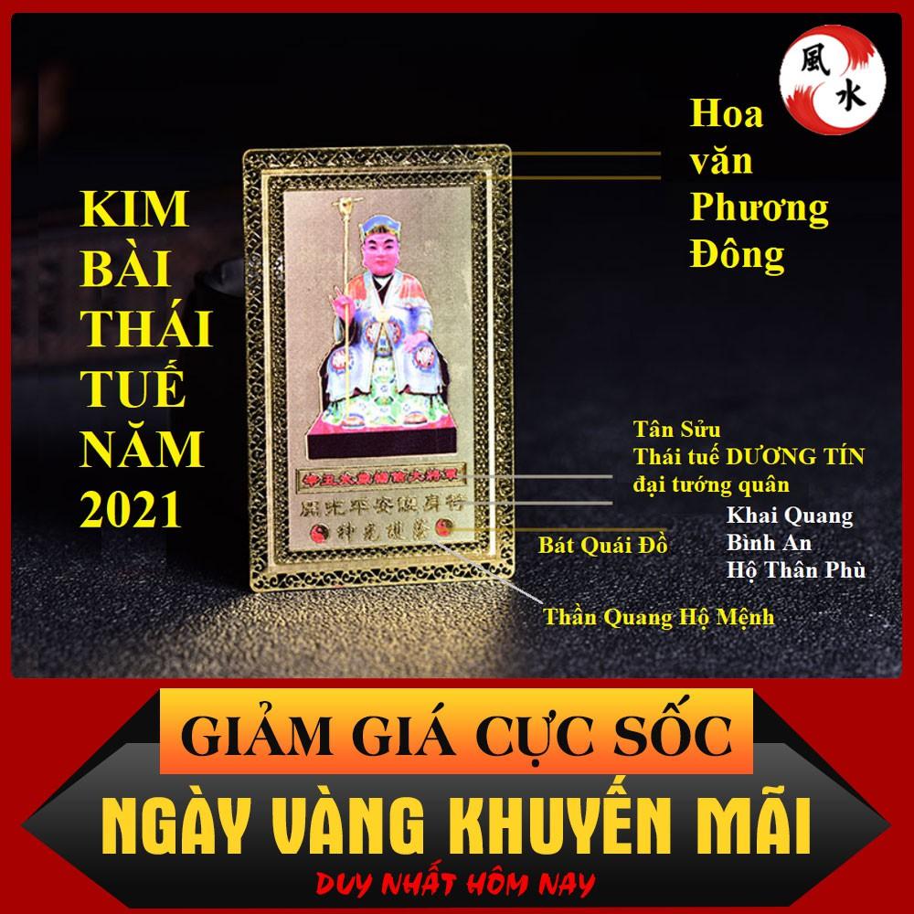 Kim Bài Thái Tuế 2021 hóa giải vận hạn Thái Tuế cho tuổi Thìn Tuất Sửu Mùi Ngọ