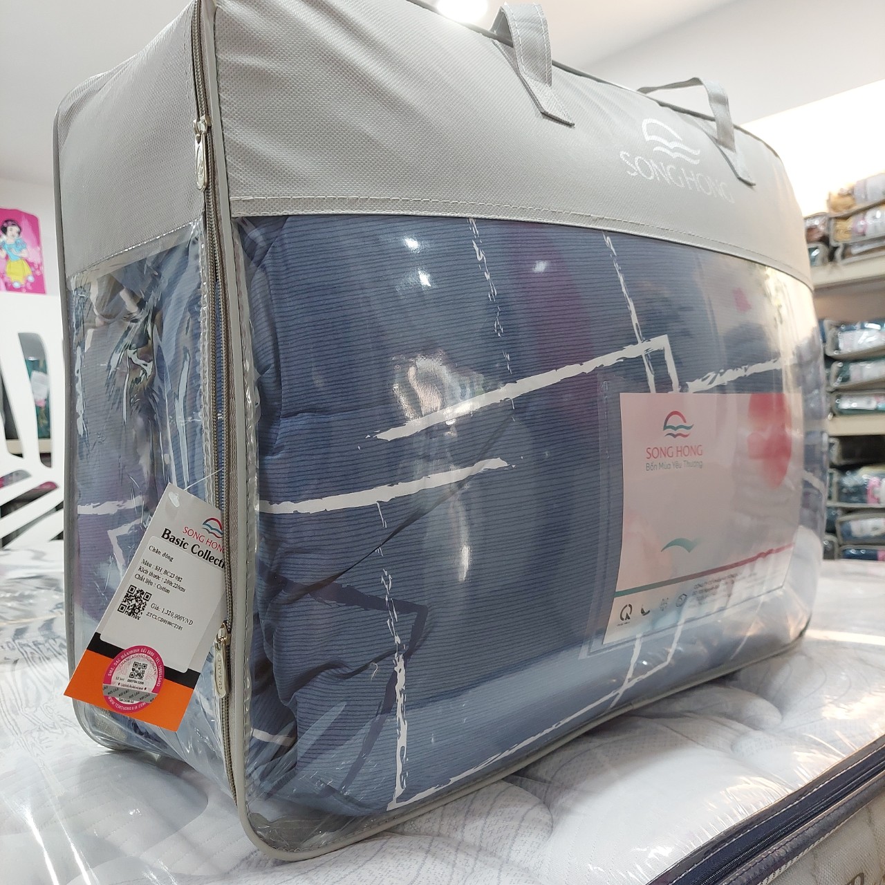 Chăn đông Sông Hồng 2mx2.2m chất cotton