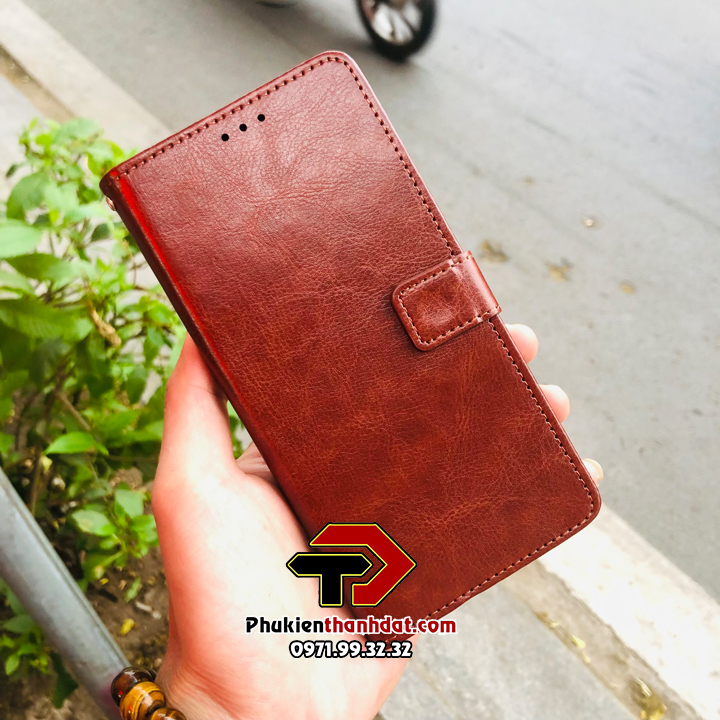 Bao da dạng ví cho OPPO Reno8 Z 5G có quai gài, ngăn để thẻ