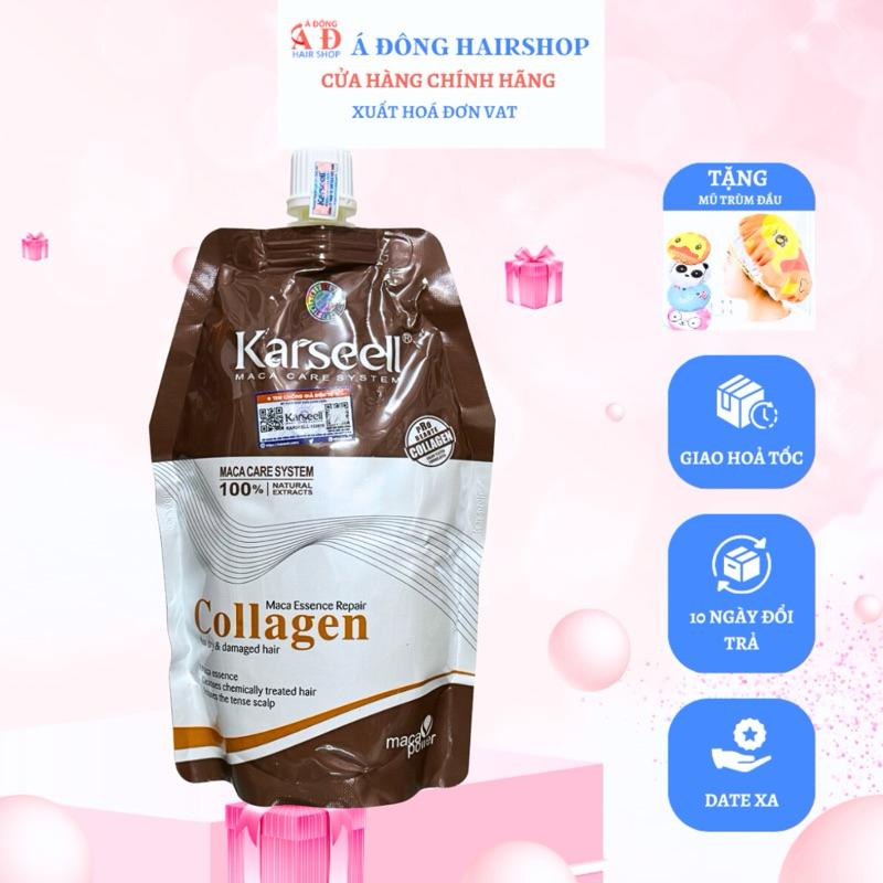Dầu hấp ủ tóc Karseell BNC Collagen phục hồi suôn mượt tóc 500ml