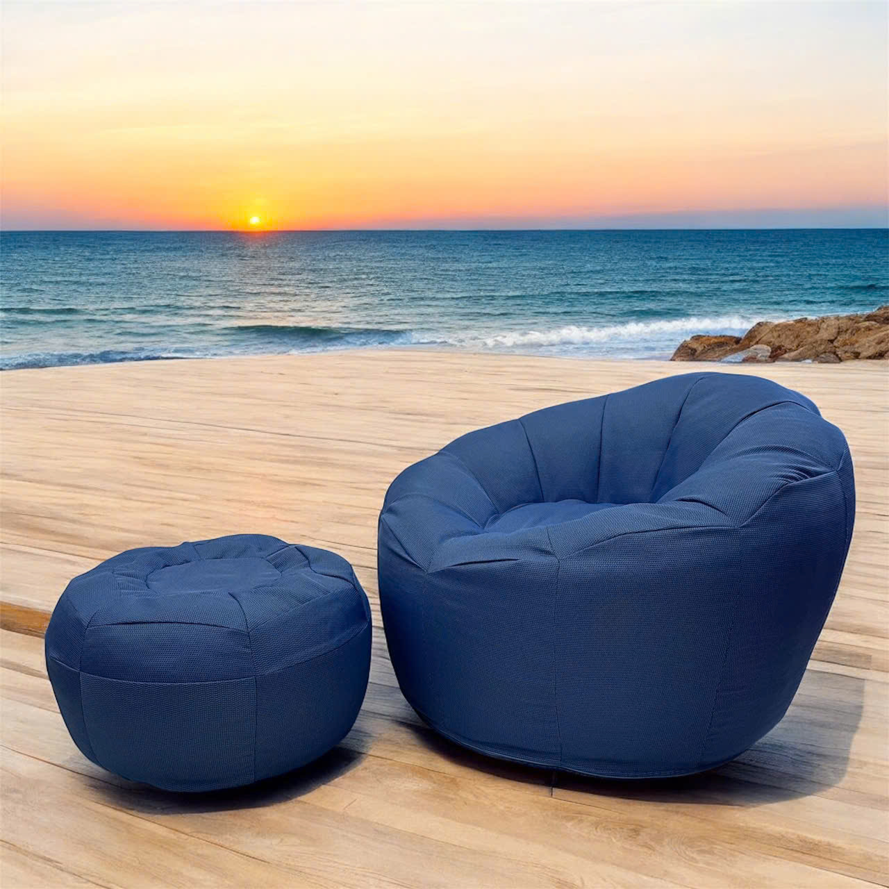 Ghế Lười Hoa Cúc Olefin Home Dream