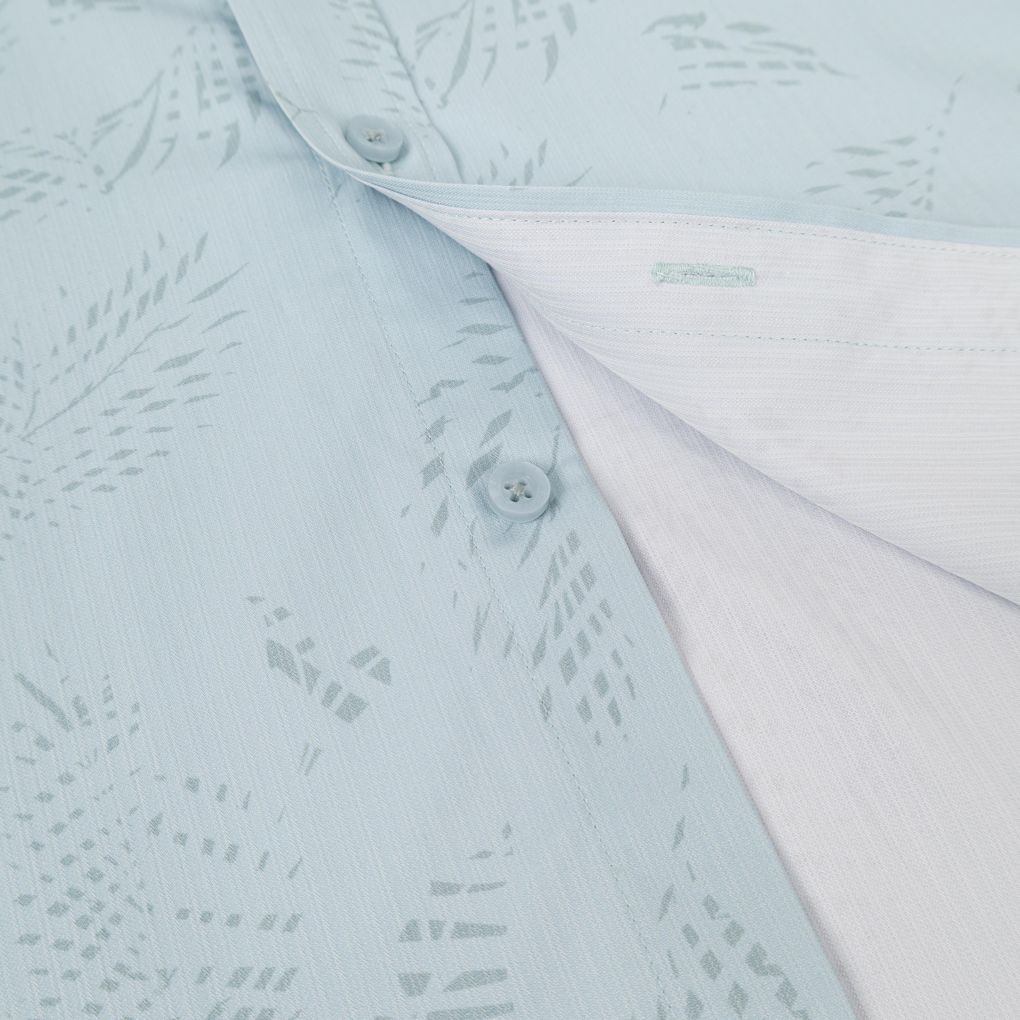 Áo sơ mi nam KHATOCO ngắn tay A1MN538S2-CNIN869-2711-N