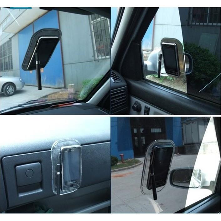 Tấm chống trơn trượt điện thoại đồ dùng nhỏ trên ô tô (13x7cm)