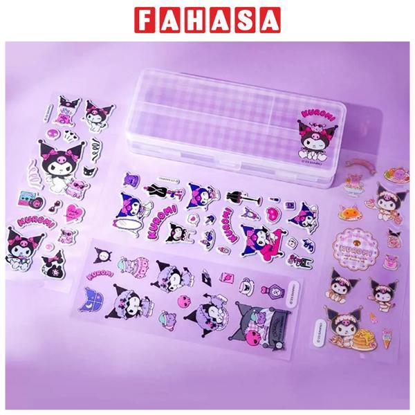 Bóp Viết Nhựa Kuromi Kèm Sticker DIY - iiGEN IG5767