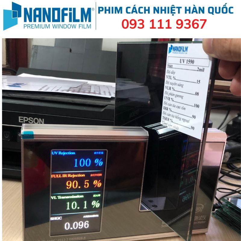 Phim cách nhiệt dán kính chống nắng cản UV 100%