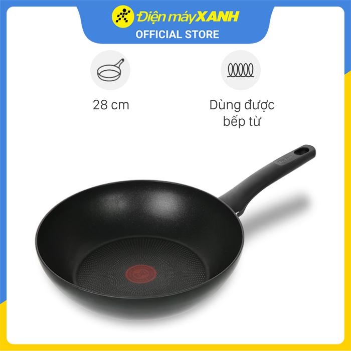 Chảo nhôm sâu chống dính đáy từ 28 cm Tefal Ultimate G2681972 - Hàng chính hãng