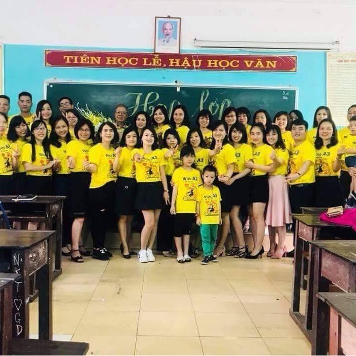 Áo lớp đủ màu , đủ size _ IN 059