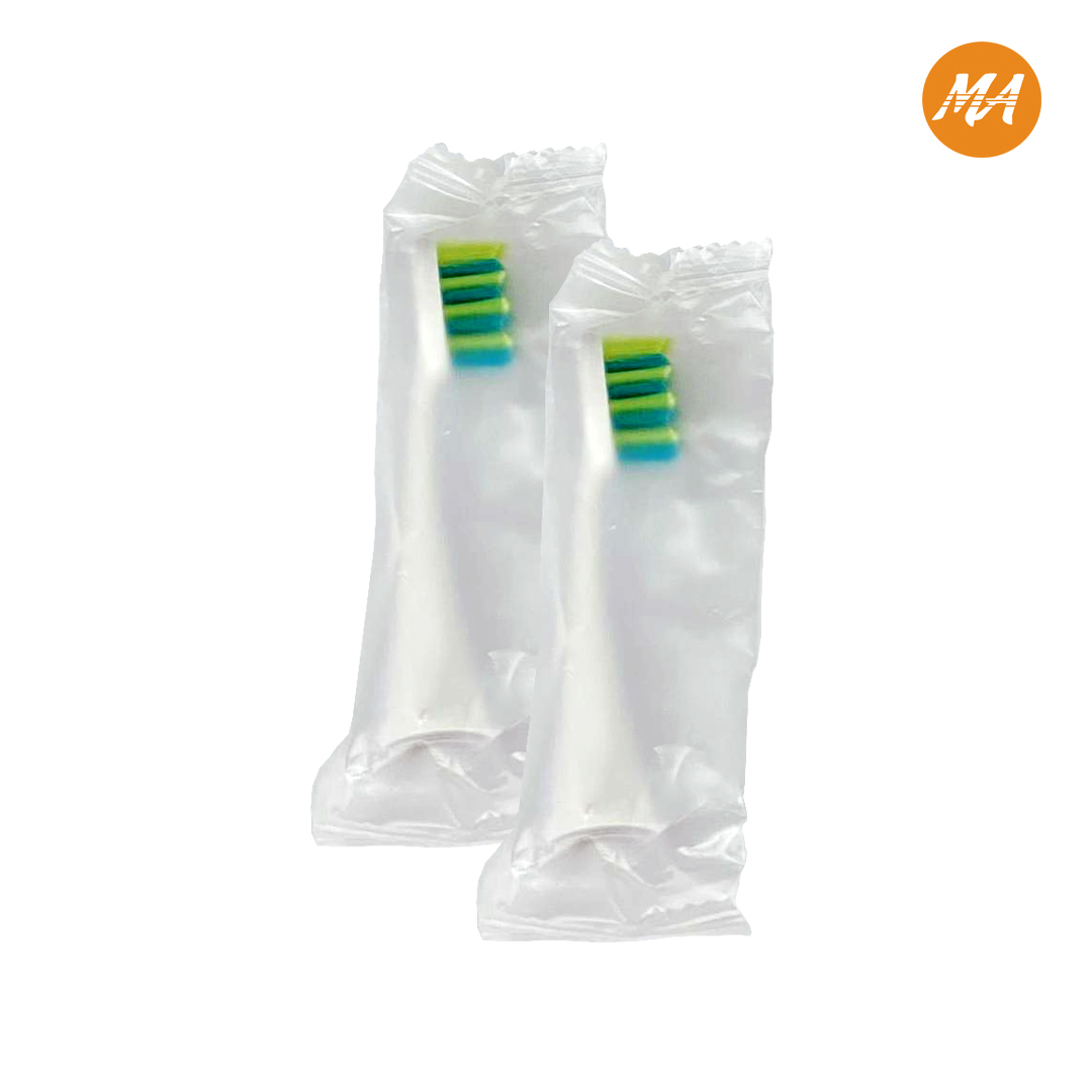 Đầu bàn chải điện thay thế bàn chải điện MaxAir model MA004, Electric toothbrush heads, Brush head 2pcs màu trắng