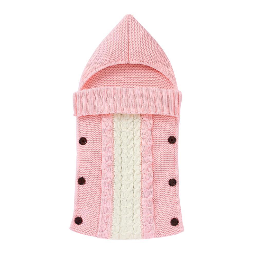 Túi Ngủ Cho Bé Trai Bé Gái Trẻ Sơ Sinh Bao Ngủ Bao Footmuff Cho Xe Đẩy Dệt Kim Trẻ Em Sleepsack Sơ Sinh Đầm Đan Slaapzak