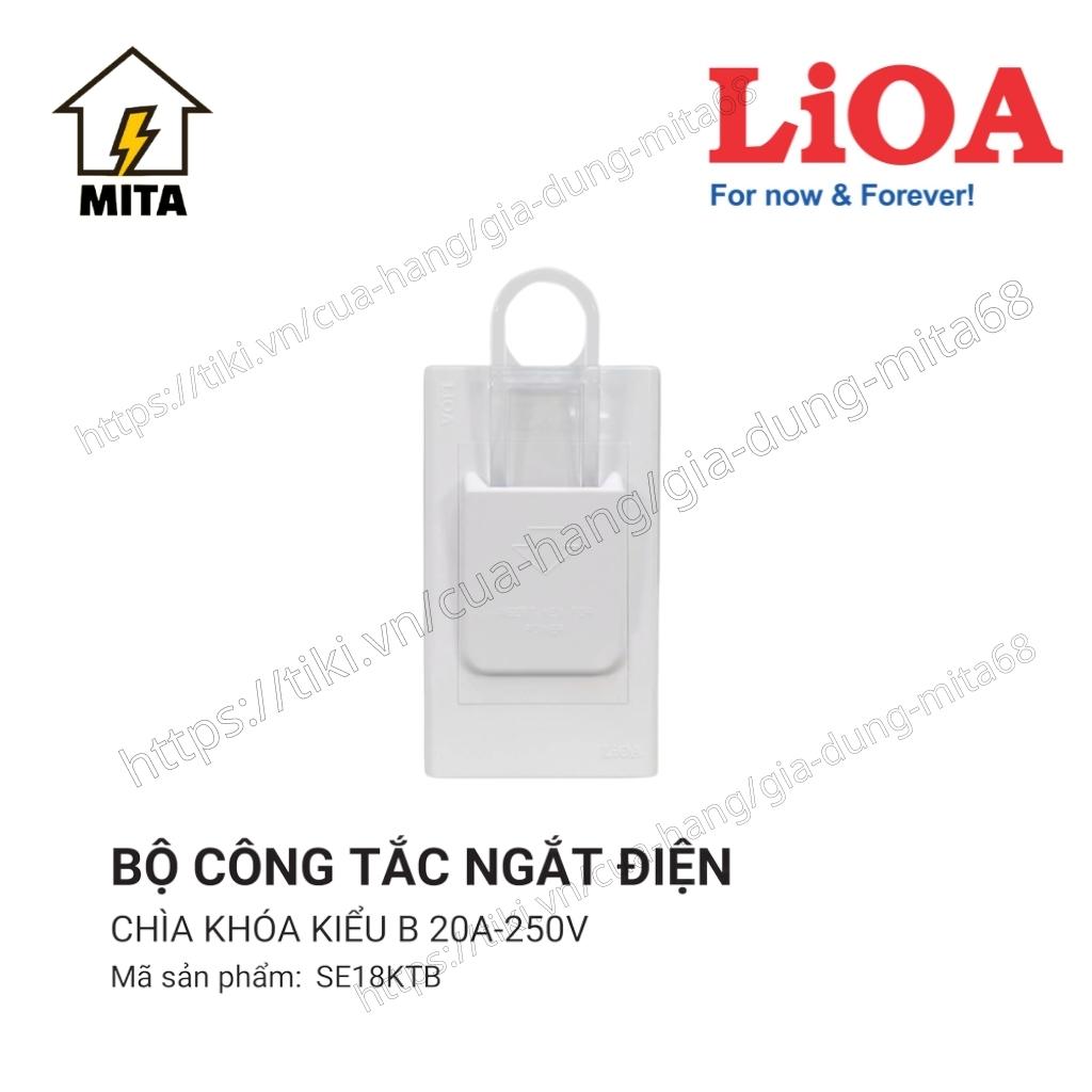 Bộ công tắc ngắt điện LiOA loại dùng chìa khóa kiểu A&B 20A 250V