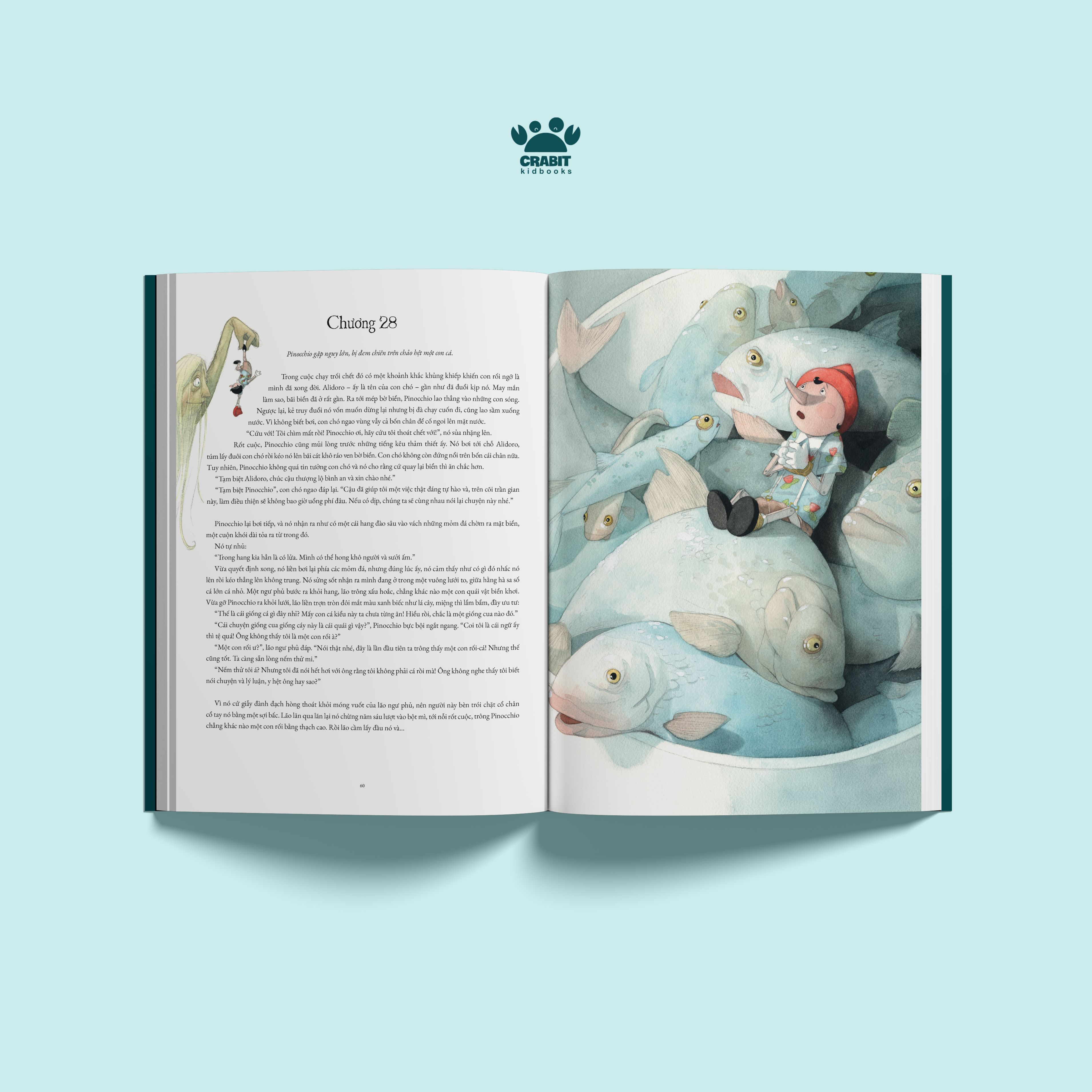 Sách - Pinocchio - Crabit Kidbooks
