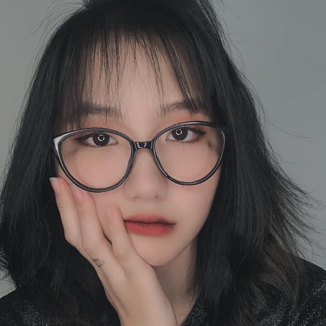 Kính râm kính mát mắt mèo heominhon giả cận thời trang sành điệu