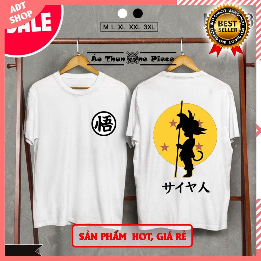4 Mẫu Áo Thun In Hình Luffy, Goku, One Punch Man, Naruto Dragon Ball Songoku Krillin và Quy lão Kame "HAKUNA MATATA" siê