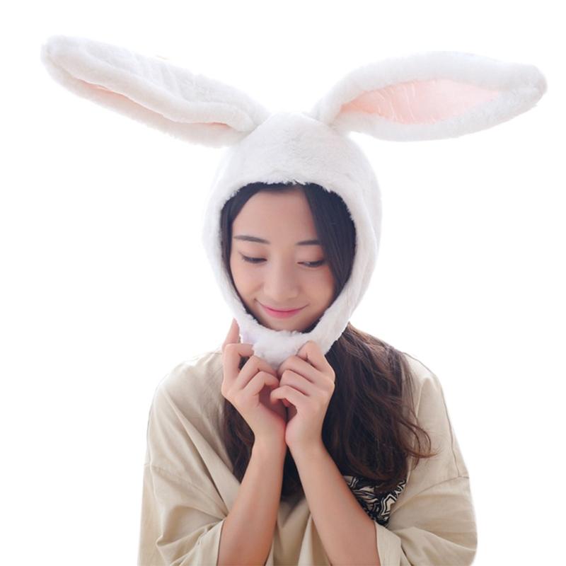 Nam Nữ Ngộ Nghĩnh Sang Trọng Tai Thỏ Hood Nón Thỏ Đông Trang Phục Hóa Trang Phụ Kiện Mũ Tiệc Hóa Trang Halloween Đạo Cụ