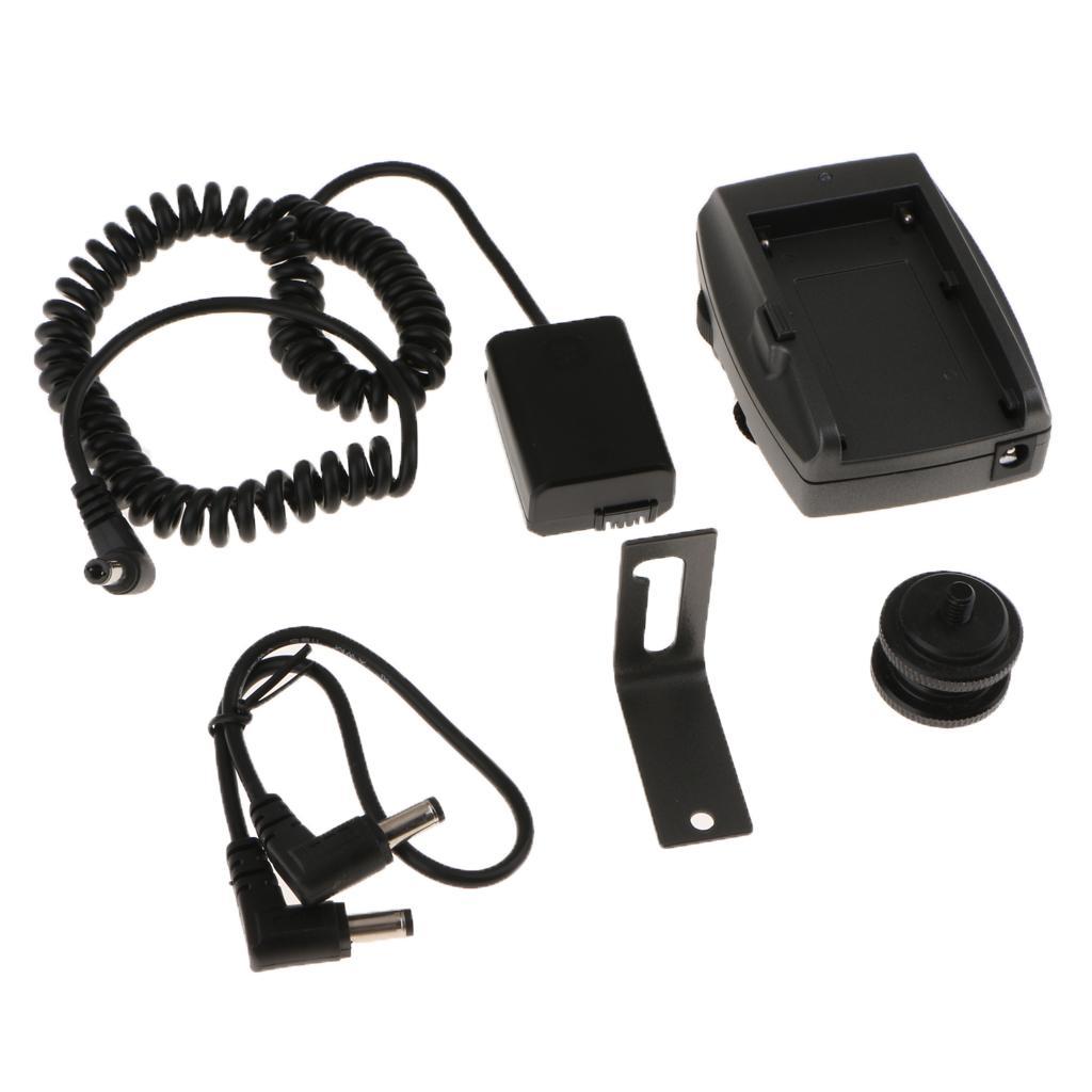 NP-FW50 DC Coupler & Battery Plate Adapter for A7 A7RIII A7SII A7MIII