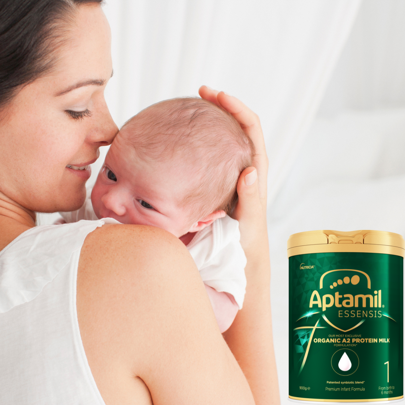 Sữa tăng chiều cao cho trẻ sơ sinh Aptamil Essensis Protein A2 Úc (Số 1)- Công thức Synbiotic độc quyền Giúp tăng cường hệ miễn dịch, hỗ trợ hệ tiêu hóa, Phát triển chiều cao, Cân nặng, trí tuệ và tăng sức đề kháng (900gx3hộp)