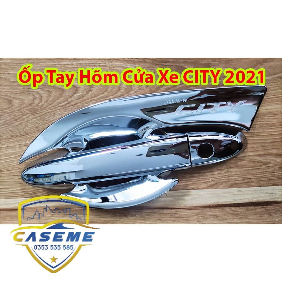 CITY 2021Ốp Trang Trí Tay Hõm Cửa Mạ Crom Xe Honda City 2021