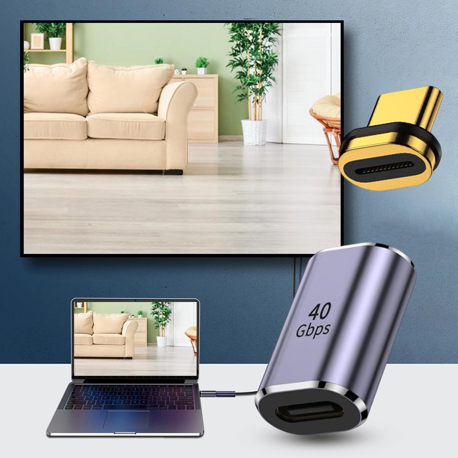 USB C Adapter Connector PD 100W Straight Straight