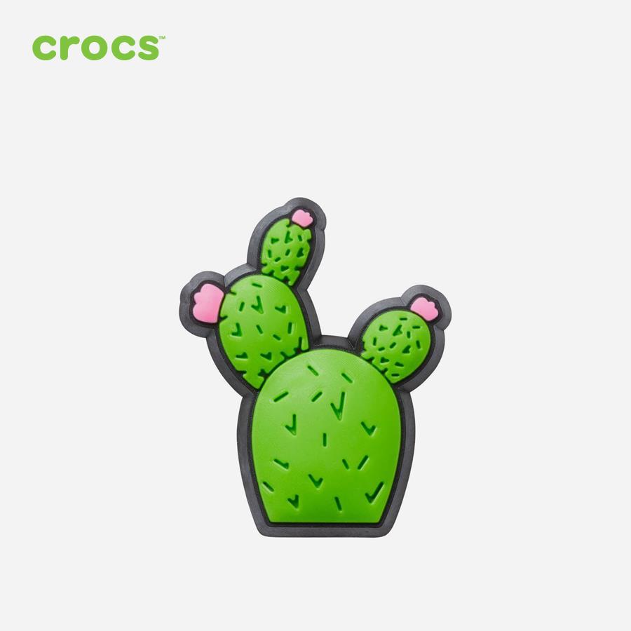 Huy hiệu jibbitz unisex Crocs Cactus With Flowers