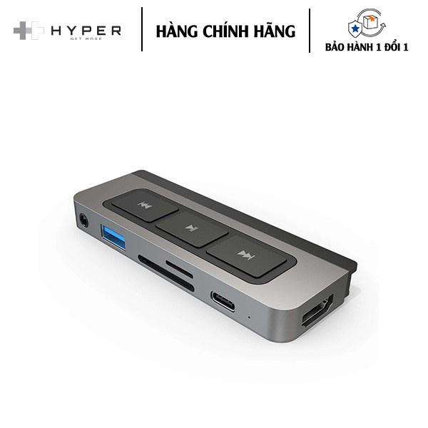 CỔNG CHUYỂN ĐỔI HYPERDRIVE MEDIA 6-IN-1 HDMI 4K/60HZ USB-C HUB - hàng chính hãng