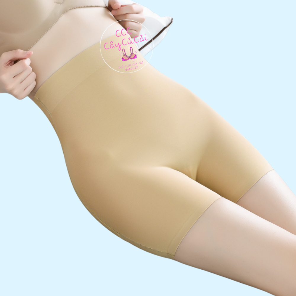 Quần độn mông,quần nâng mông định hình cạp cao gen bụng mặc váy, áo dài chất đúc su cao cấp CCC151