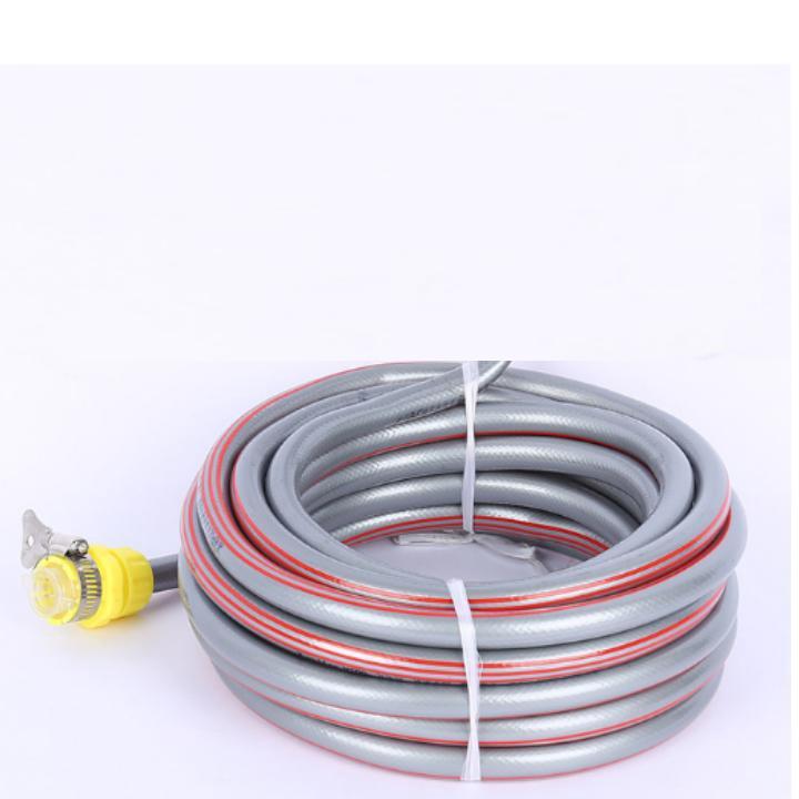 Bộ dây và vòi xịt tăng áp lực nươc 300% 318576 (cút đồng - dây xám)
