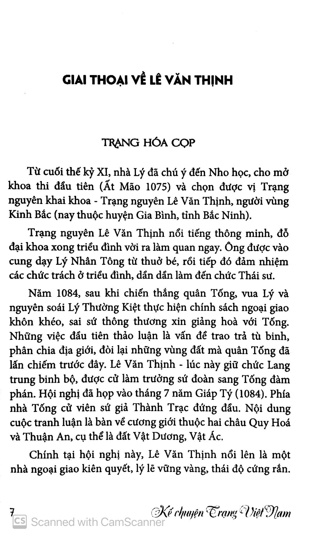 Kể Chuyện Trạng Việt Nam