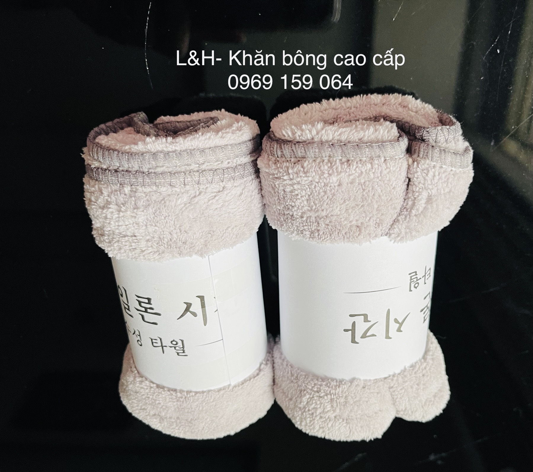 Khăn mặt lông cừu, KT 30x50 cm