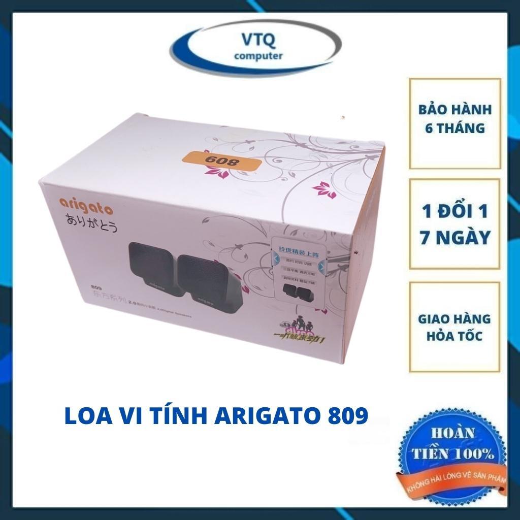 Loa vi tính, Loa mini 2.0 Arigato 809, thiết kế lạ mắt, thay đổi hình dáng loa, chất lượng âm thanh ấn tượng