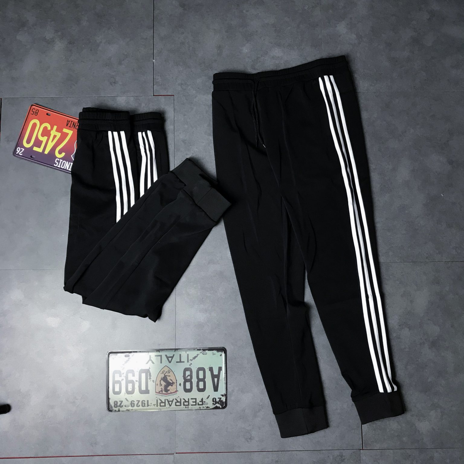 Quần Jogger Nam 3 Sọc Ống Bo Chun Xịn Xò