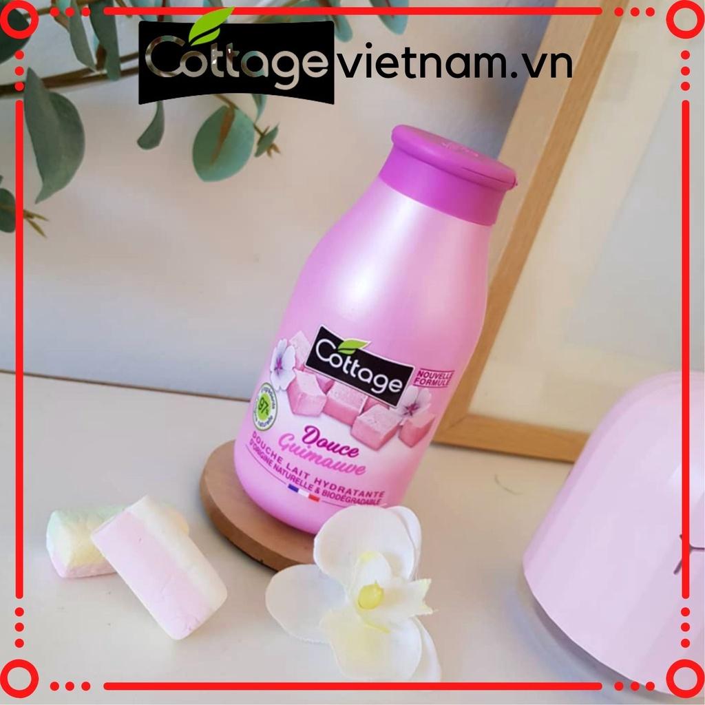 Hương Kẹo Dẻo Ngọt-250ml-Sữa tắm Cottage của Pháp, phân phối chính hãng