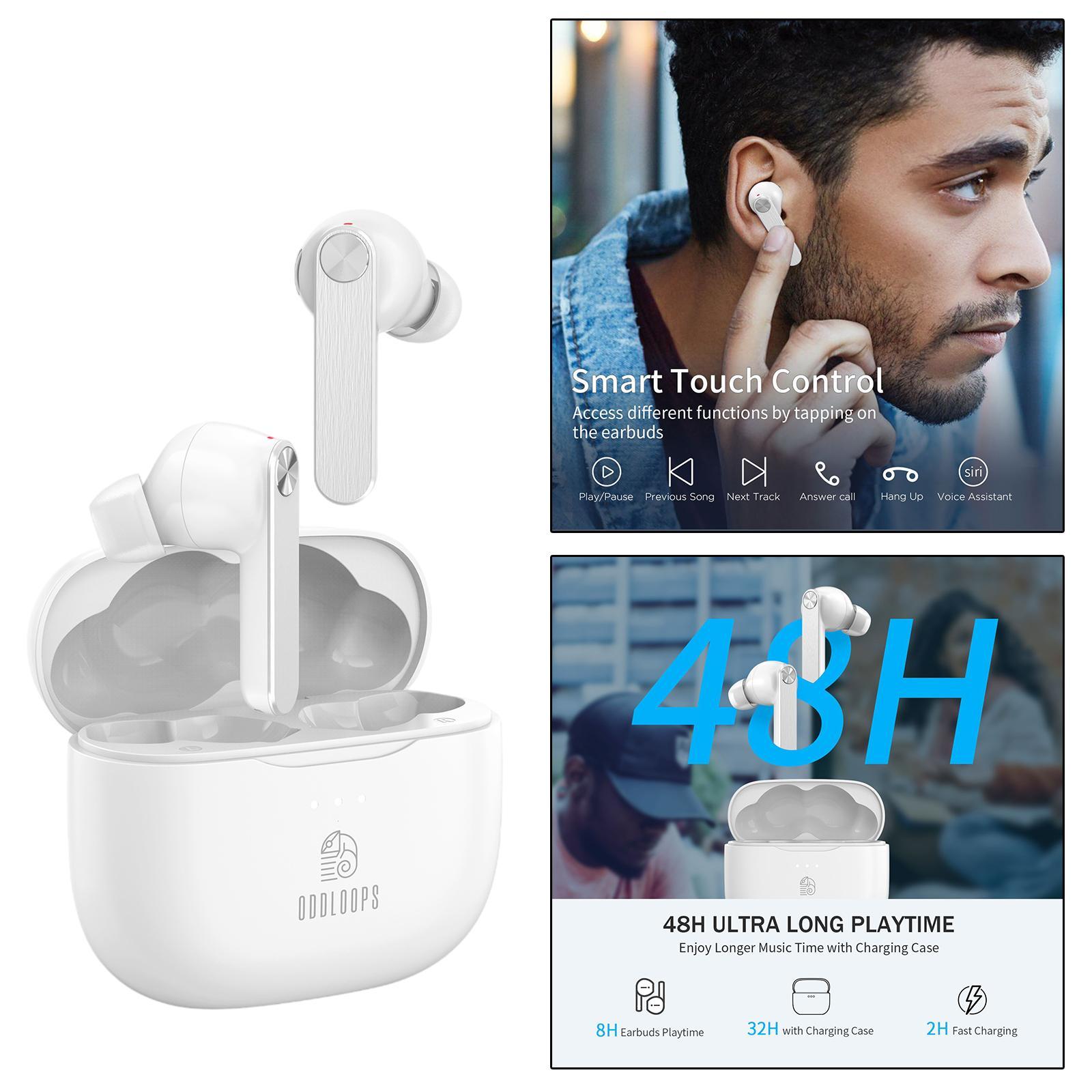 Wireless Earbuds Bluetooth 5.0 In-Ear Buds Touch Control for Sport Gaming