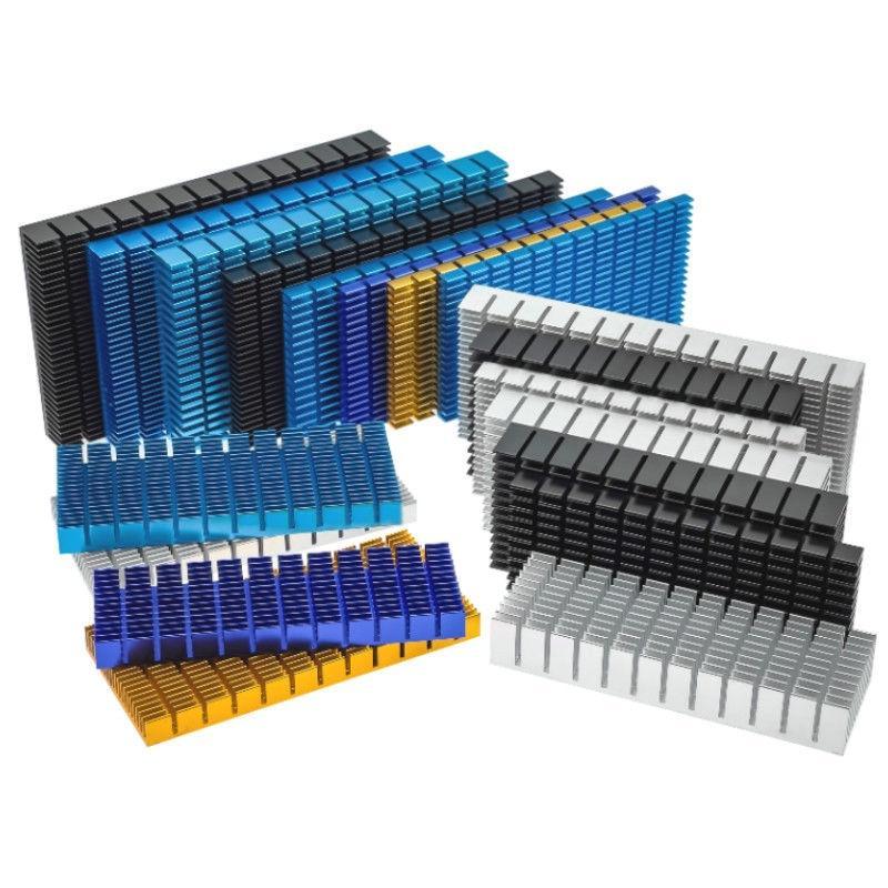 Bộ Tản Nhiệt Bằng Nhôm Dài 120mm Với Keo Dán Mặt Sau Cho Bộ Khuếch Đại Nguồn Điện PCB