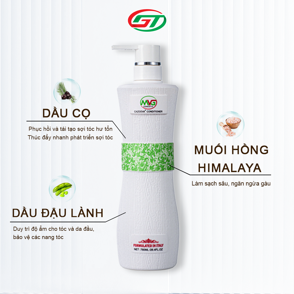 Dầu gội giảm gàu, phục hồi tóc hư tổn tóc, loại bỏ tế bào chết da đầu CAZOOVA 500ML &amp; 780ML