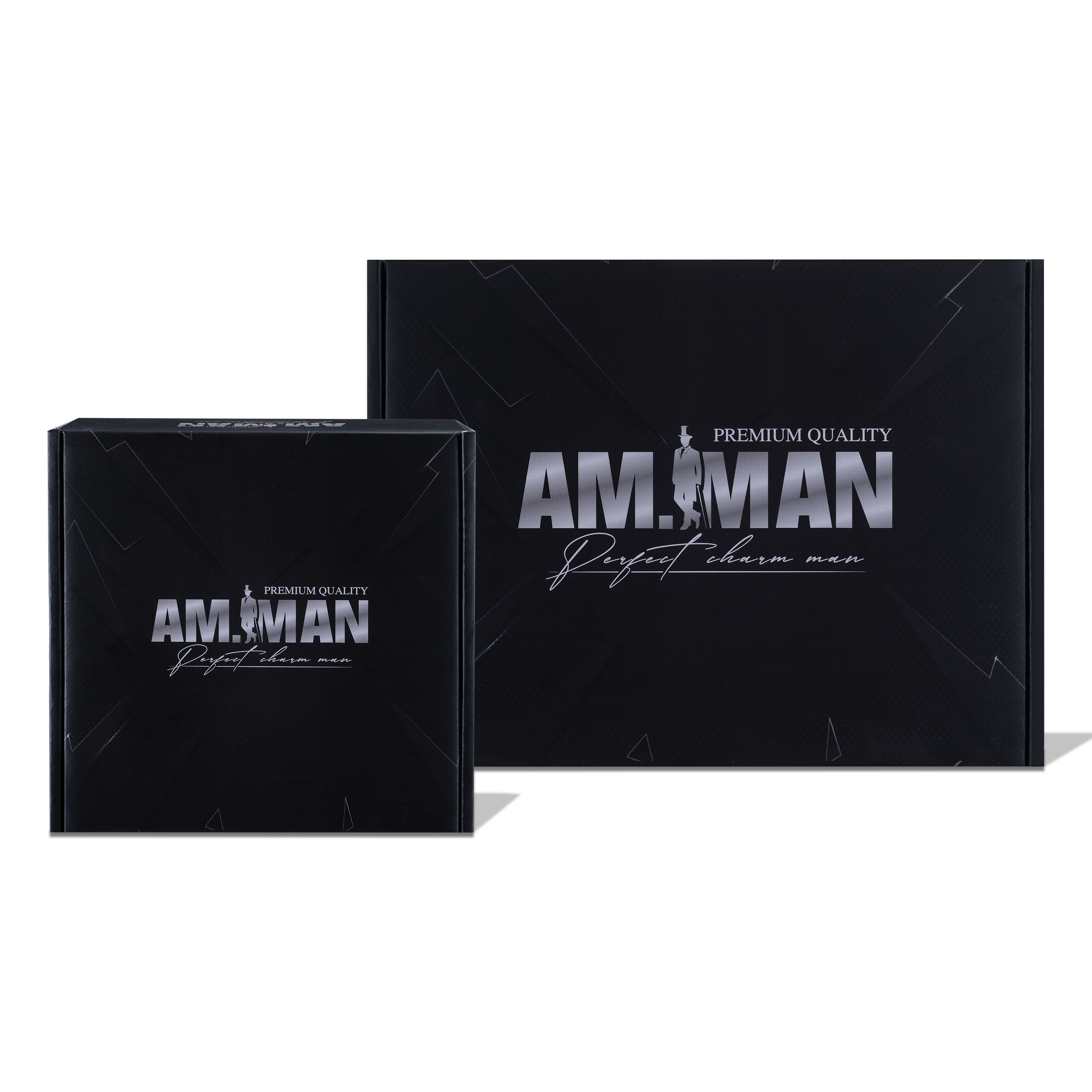 Combo Sữa tắm gội AM FANTASTIC 5 in 1 365ml &amp; Bọt vệ sinh AM CHERISH 120ml AM-MAN kèm hộp túi làm quà tặng, bộ đôi toàn diện