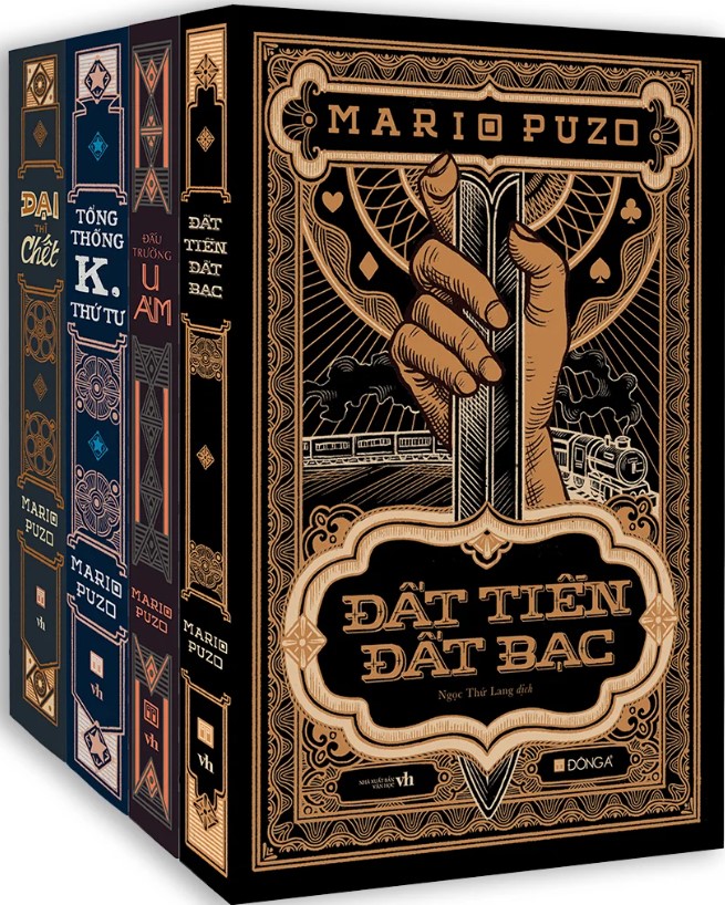 Bộ 4 tác phẩm của Mario Puzo - Những chuyện li kì bên ngoài thế giới ngầm - Đất tiền đất bạc, Đấu trường u ám, Dại thì chết, Tổng thống K. thứ tư