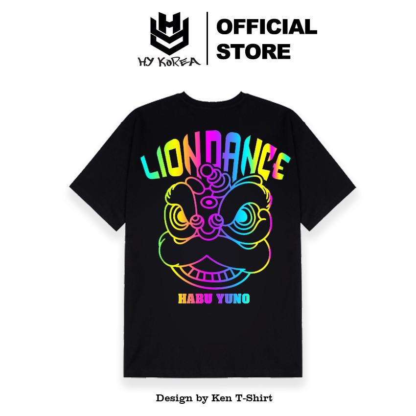 Áo Thun Phản Quang Lion Dance Cotton 75% Form Rộng Unisex Nam Nữ Đẹp. KIS OFFICIAL