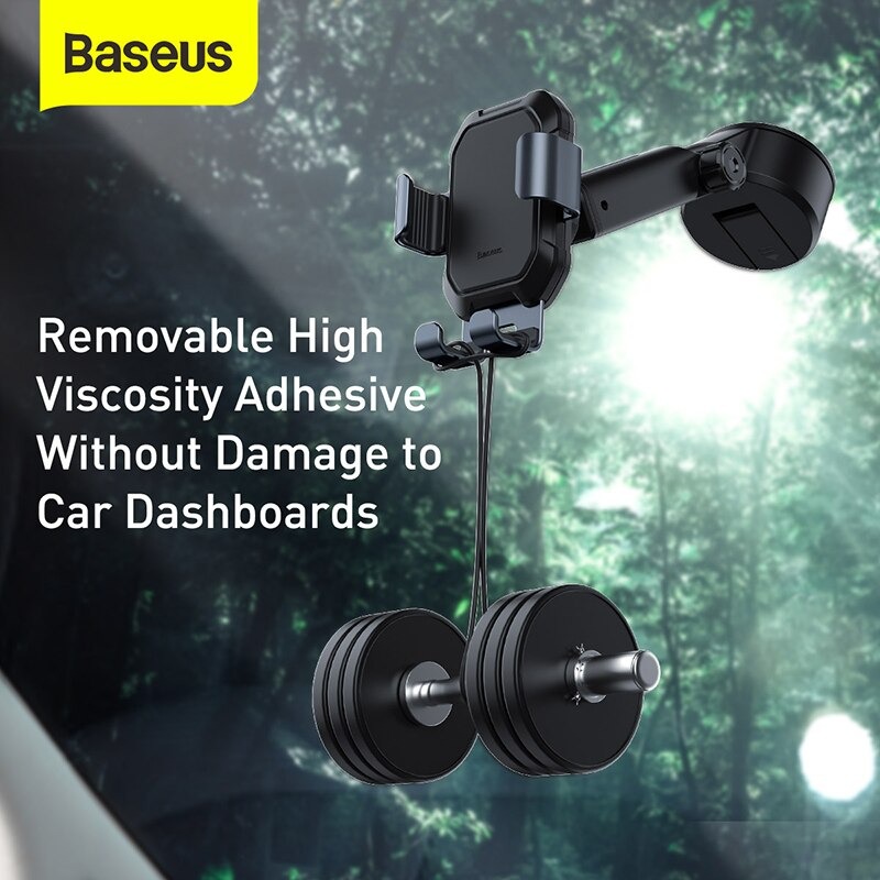 Giá Đỡ Kẹp Điện Thoại Baseus 360 Độ Hút Cực Mạnh Gắn Xe Oto (Tank Gravity Car Mount)- Hàng Chính Hãng