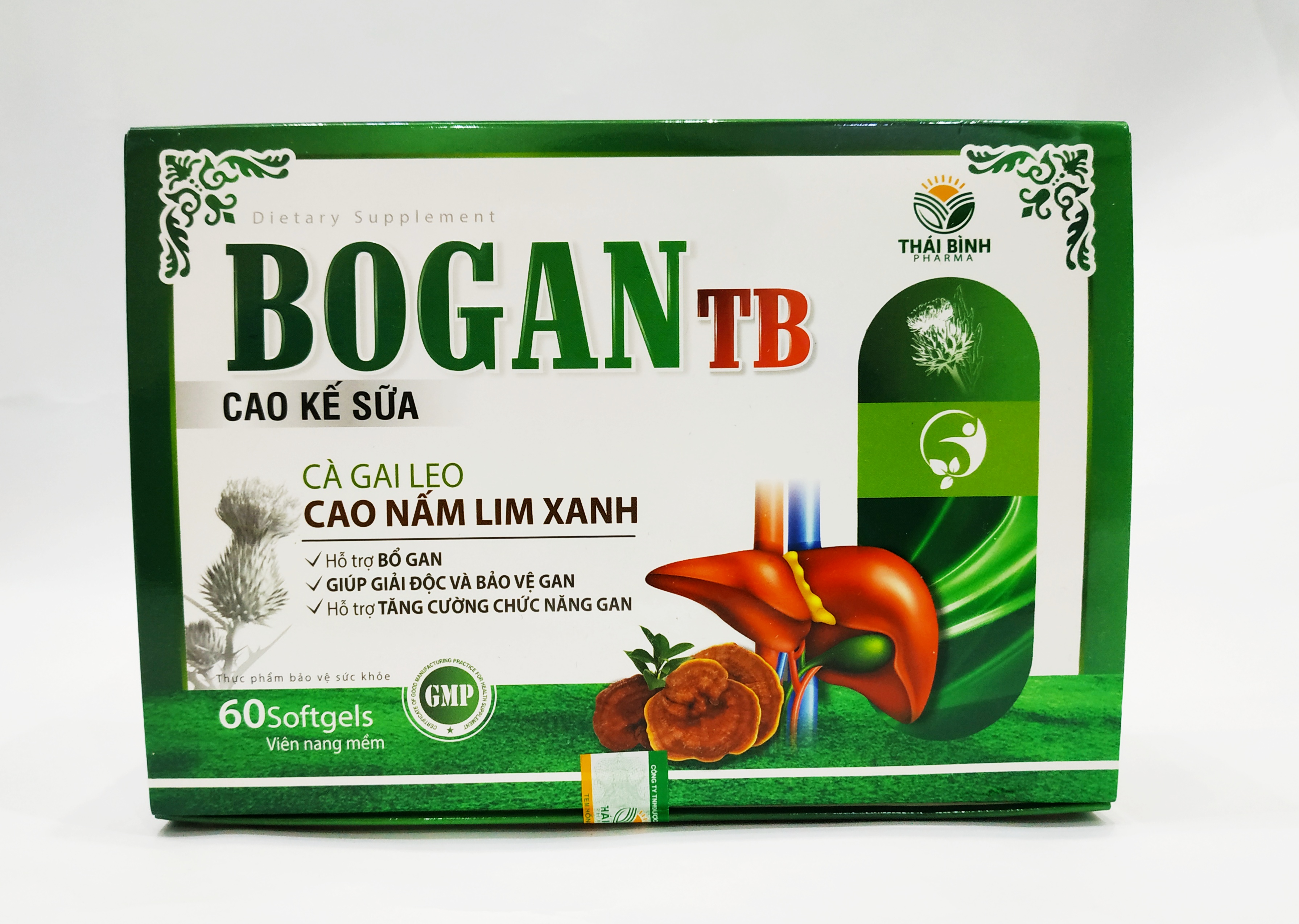 VIÊN UỐNG BỔ GAN NẤM LIM XANH – SỰ KẾT HỢP GIỮA NẤM LIM XANH, CÀ GAI LEO, CAO KẾ SỮA GIÚP GIẢI ĐỘC GAN, BẢO VỆ TẾ BÀO GAN, ỨC CHẾ SỰ PHÁT TRIỂN CỦA VIRUT VIÊM GAN B, C - HỘP 60 VIÊN