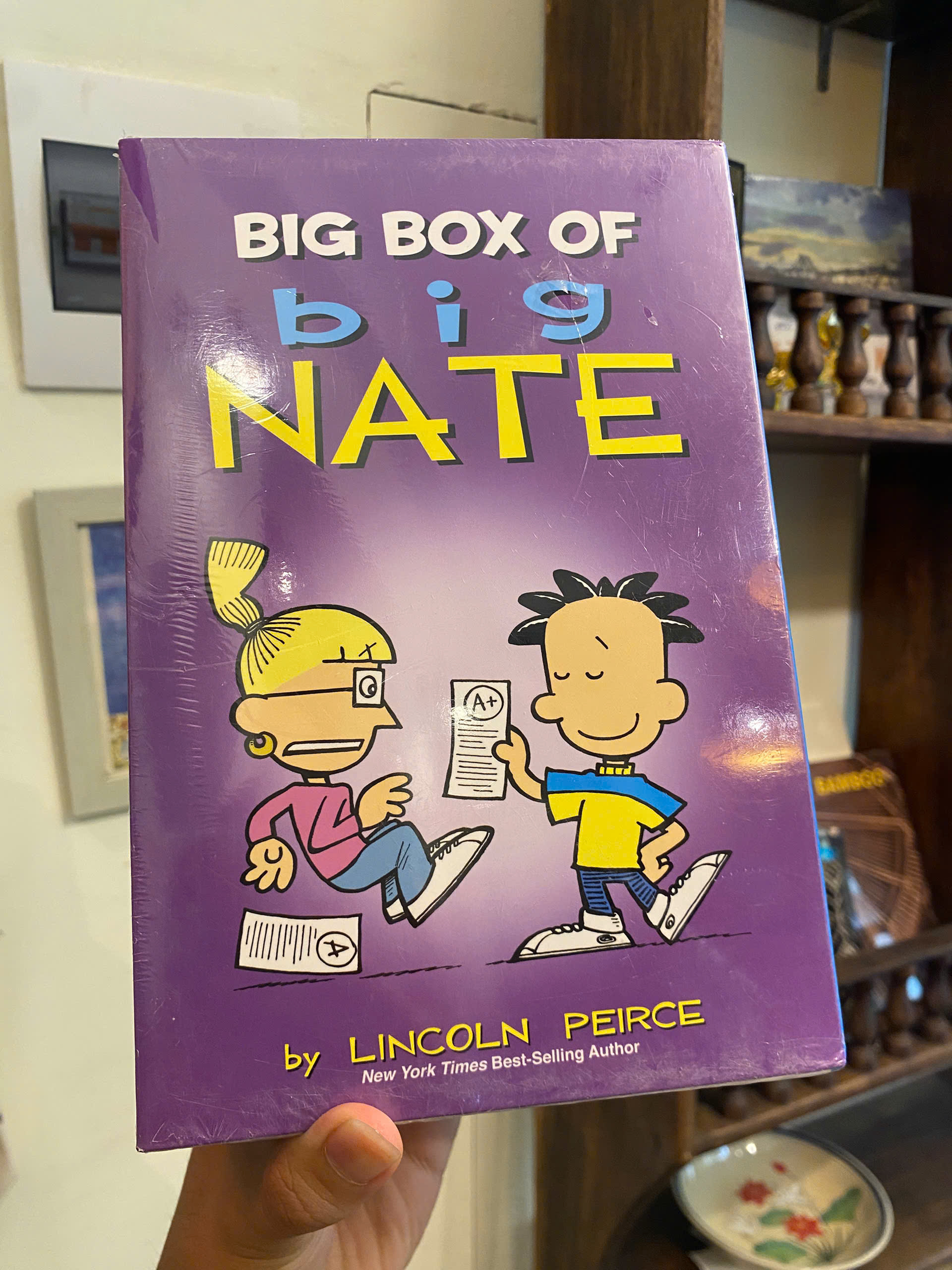 Sách - Big Box of Big Nate: Big Nate Box Set Volume 1-4 by Lincoln Peirce | English Children Book
