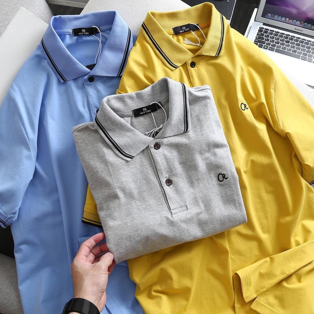 Áo thun polo nam big size tay ngắn có cổ bigsize < 130kg - thái đủ màu