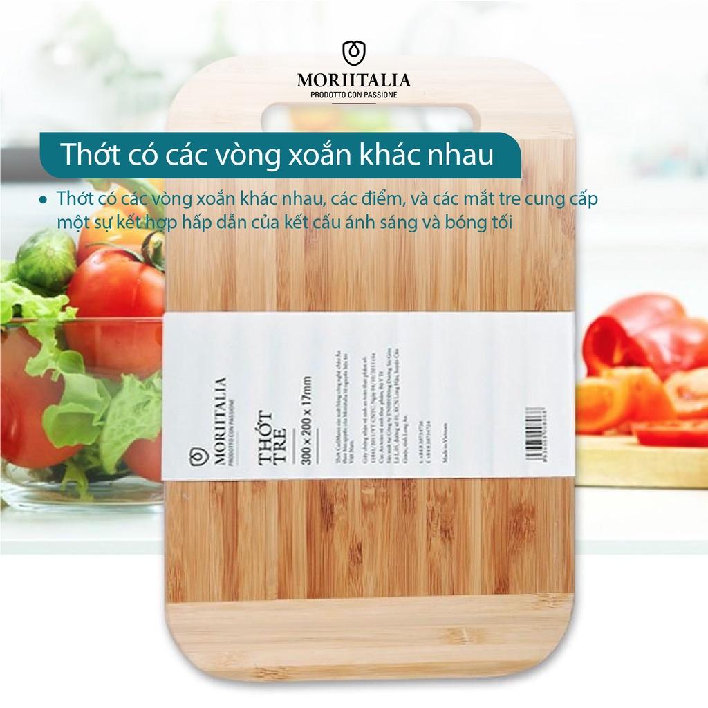 Thớt tre tự nhiên Moriitalia an toàn kháng khuẩn độ bền cao THOT00008068