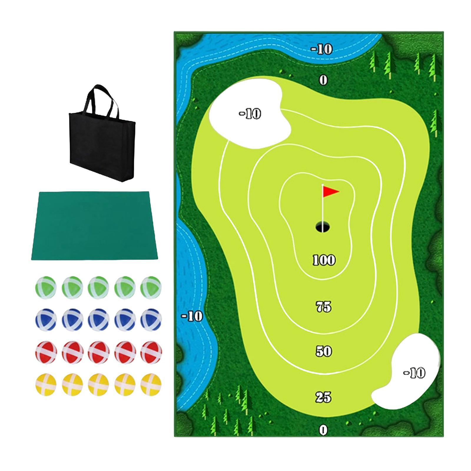 Chipping Golf Game Mat Swing Trainer Training for Home Office Equipment