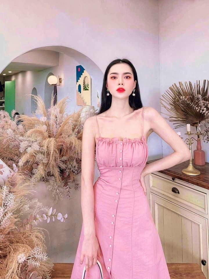 ĐẦM 2 DÂY NHÚN NGỰC KẾT NÚT 9759